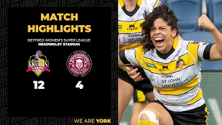 HIGHLIGHTS | Knights 12-4 Wigan Warriors | Betfred Women's Super League | Sunday 4th September 2022