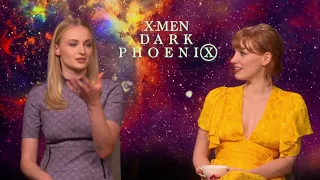 Dark Phoenix:  Sophie Turner & Jessica Chastain