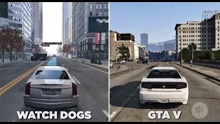 gta 5 vs watch dogs 2 | Graphics | Trailer comparison