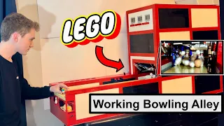 I Built a Working LEGO Bowling Alley - Lego Pinsetter (World Record)