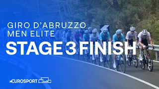 SPRINTS TO VICTORY! 😎 | Giro d'Abruzzo 2024 Stage 3 Race Finish | Eurosport Cycling