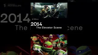 TMNT Elevator Scene 2014 VS 2012