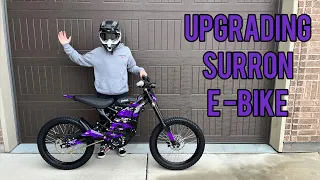 Upgrading My Surron E-BIKE! These New Mods are Sick!