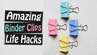 7 Amazing DIY Binder Clips Life Hacks