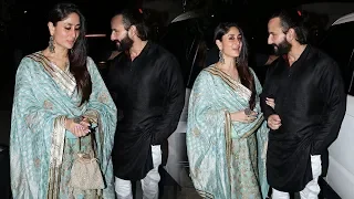 Gorgeous Couple Saif Ali Khan & Kareena Kapoor khan Steal The Show At Prithvi Theater 40th Party