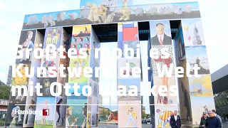 Global Gate - Größtes mobiles Kunstwerk der Welt mit Otto Waalkes in Hamburg