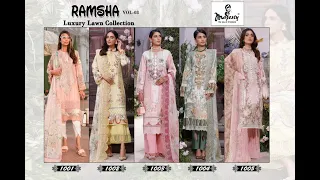 Majesty Ramsha Vol 3 Pakistani Suit Collection Nest Price || Latest Design Of Pakistani Suit 2022