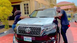 JJC Skillz Acquires Land Cruiser Prado Days After Wife, Funke Akindele Got Lexus LX 570 SUV