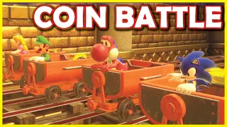 Mario Party Superstars Minigames [Sonic vs Yoshi vs Luigi vs Peach] COIN BATTLE (MAX ROUNDS)