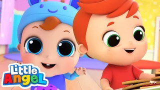 Yum Yum Breakfast Song 🥞 [MULTI-LANGUAGE] | LITTLE ANGEL 😇 | Learn Languages with Kids Songs