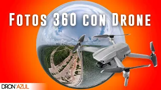 Como tomar una foto 360 con un drone DJI - Paso a paso