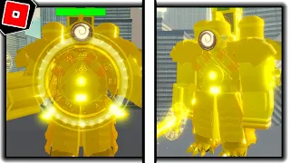 How to get UPGRADED TITAN CLOCKMAN MORPH in SUPREME BATHROOM BATTLES - Roblox