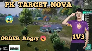 PK Target Nova Esports PMGC 2022 NV Order 1v3 Clutch 😱😲