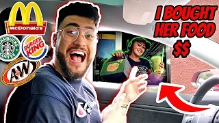 I BOUGHT DRIVE THRU EMPLOYEES THEIR LUNCH & DINNER ! (BUYING WHATEVER THEY ASKED FOR)