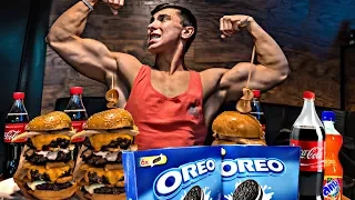 10 000 КАЛОРИЙ ЗА ДЕНЬ?! | Пауэрлифтинг VS Еда | 10,000 Calorie Challenge