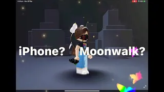 iPhone or moonwalk