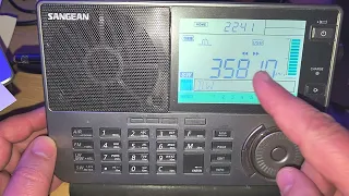 Sangean ATS-909X2 Tuning tips 3000 - 4000 kHz Shortwave including 80 meters amateur radio band