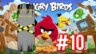 Angry Birds Classic Mighty League Test Levels (Gameplay Parte 10).