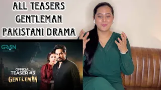 Gentleman All Teasers - Indian Reaction- Humayun Saeed, Yumna Zaidi- Sidhu Vlogs