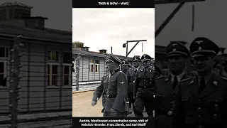 Austria, Mauthausen concentration camp, visit of Heinrich Himmler   Franz Ziereis, Ernst Kaltenbrunn