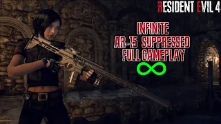 INFINITE AR-15 SUPPRESSED ONLY!! Full Gameplay - Resident Evil 4 Remake Separate Ways (PROFESSIONAL)