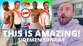 SIDEMEN MOST WEIGHT LOST IN 24 HOURS CHALLENGE (BEST REACTION!) this was actually CRAZY!
