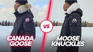 CANADA GOOSE LANGFORD PARKA VS MOOSE KNUCKLES STERLING PARKA COMPARISON | Which Is Better ??