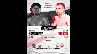 🚨 FIGHT WEEK KLAXON 🚨 - ✅ Navarrete vs Wilson - 📅 Fri 3-Feb - 🏆 Vacant WBO World...