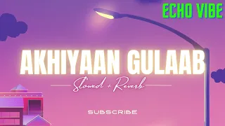 Akhiyaan Gulaab (Slowed + Reverb) | Mitraz | Teri Baaton Mein Aisa Uljha Jiya | Echo Vibe