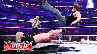 Dean Ambrose vs. Brock Lesnar - No Holds Barred Street Fight: WrestleMania 32 on WWE Network