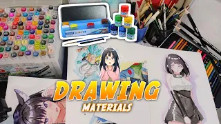 My all Drawing Materials and Setup Cheapest!! 😇
