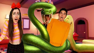 SCAPPIAMO DAL SERPENTE STRITOLATORE DI ROBLOX!!ESCAPE ROOM SERPENTI!!