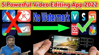 🎥 5 Best video editing Apps for Android/iOS (2022) No Watermark | Tech sanni