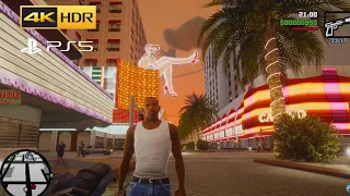 Exploring Las Venturas at Night - GTA: San Andreas – The Definitive Edition -  - 4K60FPS on PS5