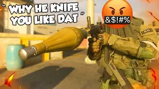 "WHY HE KNIFE YOU LIKE DAT" (Modern Warfare Gun Game Reactions)