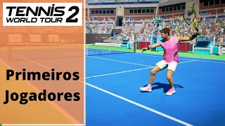 Tennis World Tour 2 - Primeiro Jogadores confirmados