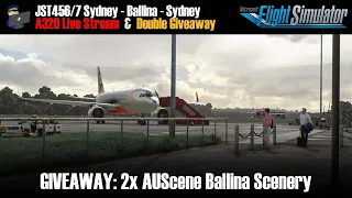 MSFS 2020 | GIVEAWAY: AUScene Ballina | Sydney - Ballina - Sydney (JST456/7) | A32NX | VATSIM