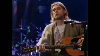 Nirvana - About a girl -  (Rehearsal) - (MTV Unplugged Rehearsals)