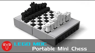 Lego MOC Portable Mini Chess Instruction