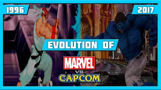 EVOLUTION OF MARVEL VS  CAPCOM GAMES (1996-2017)