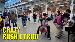 When 3 Crazy Guys Played Rush E in Train Station | Cole Lam