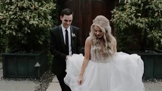 Fashion Blogger Marries Her High School Sweetheart. Absolutely Precious!! | Maddie + Sam