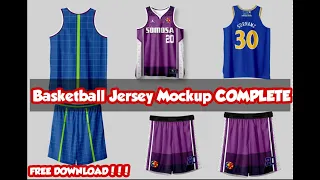 FREE BASKETBALL JERSEY MOCKUP!!!!