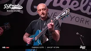 Fabrizio Sotti :: D’Angelico Guitar :: NAMM Show :: 1/26/19 | 5PM PT