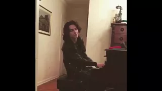 Timothée Chalamet playing piano!!!short but trust me, you need it!!!!!