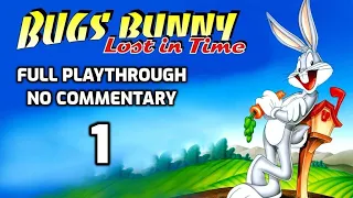 Bugs Bunny Lost in Time Full Playthrough | No Commentary | PS1 | HD | Part 1