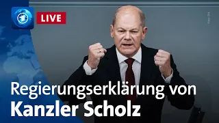 Kanzler Scholz gibt Regierungserklärung zum EU-Gipfel ab