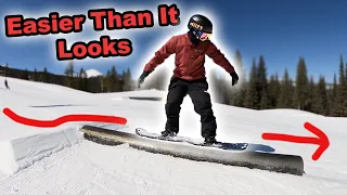 How to Hit Your First Rail | Beginner Snowboard Guide