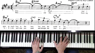 Once I Loved - Jobim 🎹 Jazz Piano College Tutorial