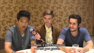 Interview with The Scorch Trials Cast at SDCC 2015 VOSTFR - The Maze Runner France